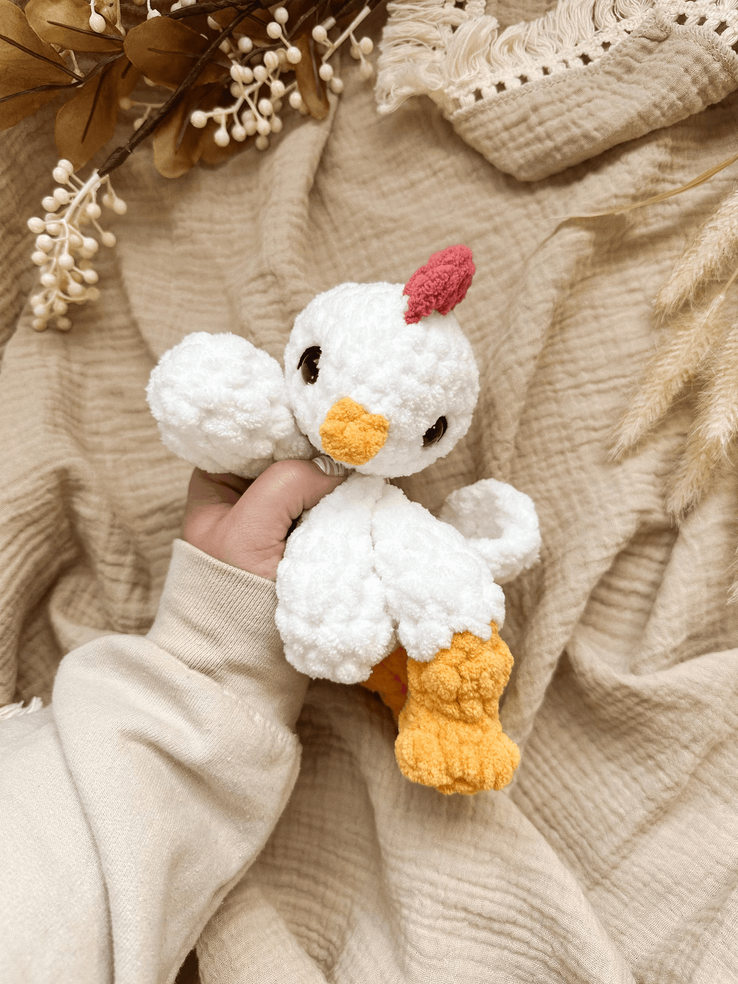 BUNDLE Itty Farm Babies Crochet Patterns | No Sew & Low Sew Crochet Amigurumi Pattern | Polli, Cluck, Lenni & Grae